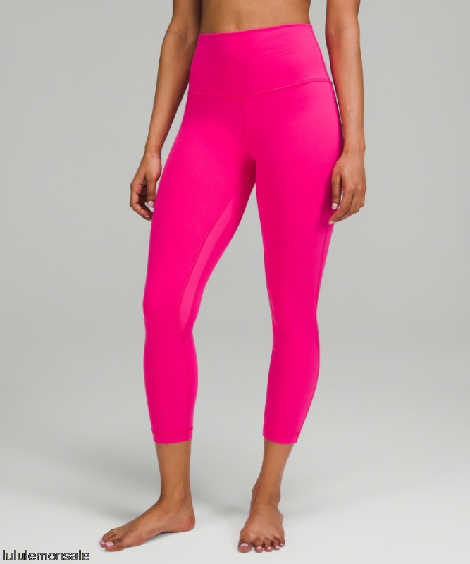 Lululemon Damen DELULU200 | Sonic Pink Align High-rise Crop 23